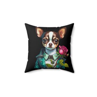Chihuahua Steampunk Square Pillow