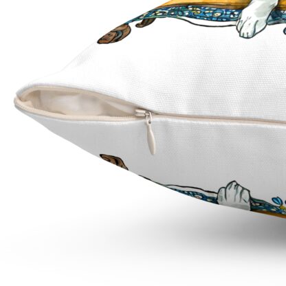Steampunk Dog Square Pillow - Image 9