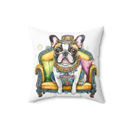 Steampunk Dog Square Pillow - Image 4