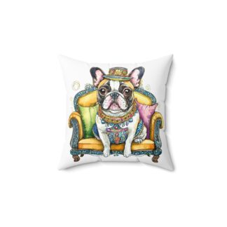Steampunk Dog Square Pillow