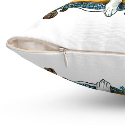 Steampunk Dog Square Pillow - Image 12